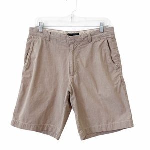Banana Republic Stripe Cotton Brown Shorts Size 32
